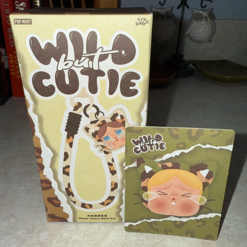 POP MART CryBaby Wild But Cutie Phone Charm (Camo)